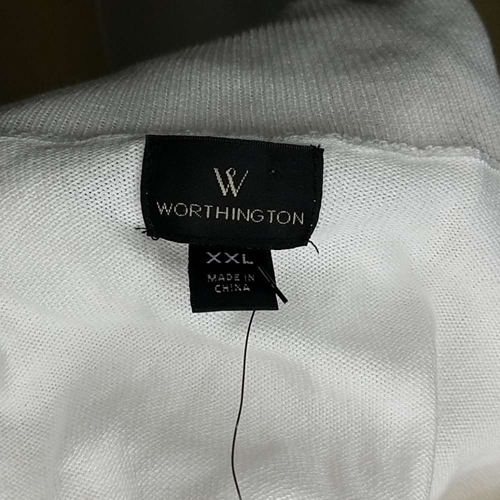 NWT Worthington asymmetrical sweater blouse F22 - Picture 6 of 6